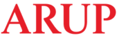 ARUP logo white background